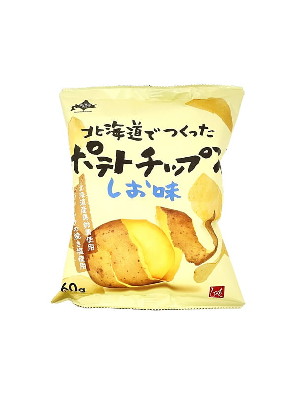 カルディ無添加お菓子北海道ポテトチップスしお味