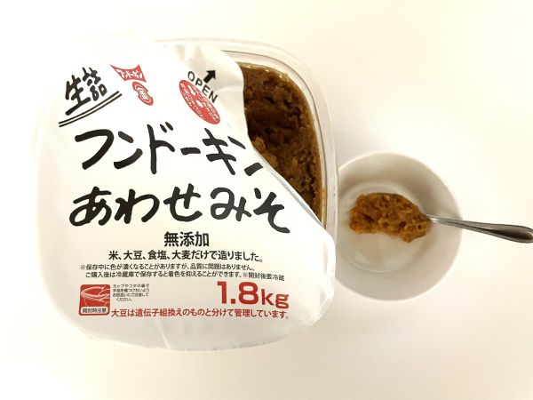 生詰無添加あわせみそ 1.8kg